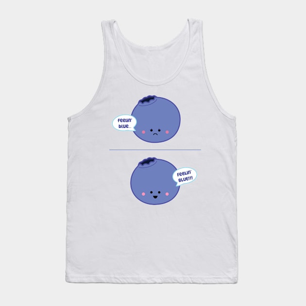 Feelin' Blue (blueberry) | by queenie's cards Tank Top by queenie's cards